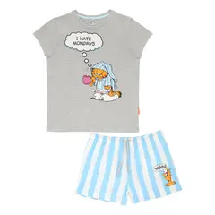 GARFIELD - Pijama Mujer Celeste