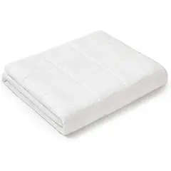 GENERICO - Manta Pesada Bamboo Queen 9kg Blanco