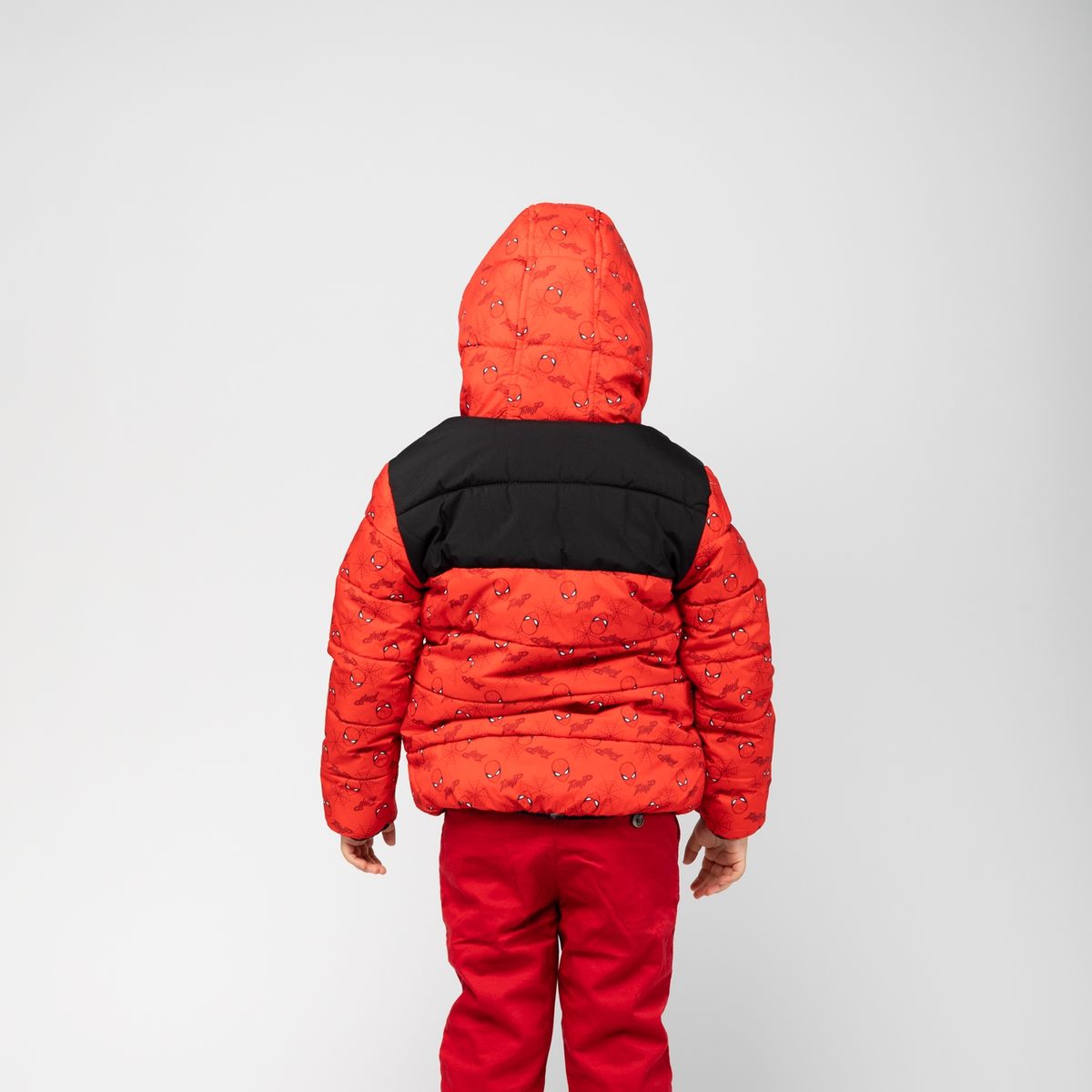 MARVEL - Parka Niño Spiderman Caras Rojo Marvel