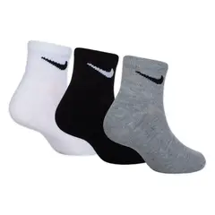 NIKE - Pack Calcetines Cortos Basic Kids 3UN