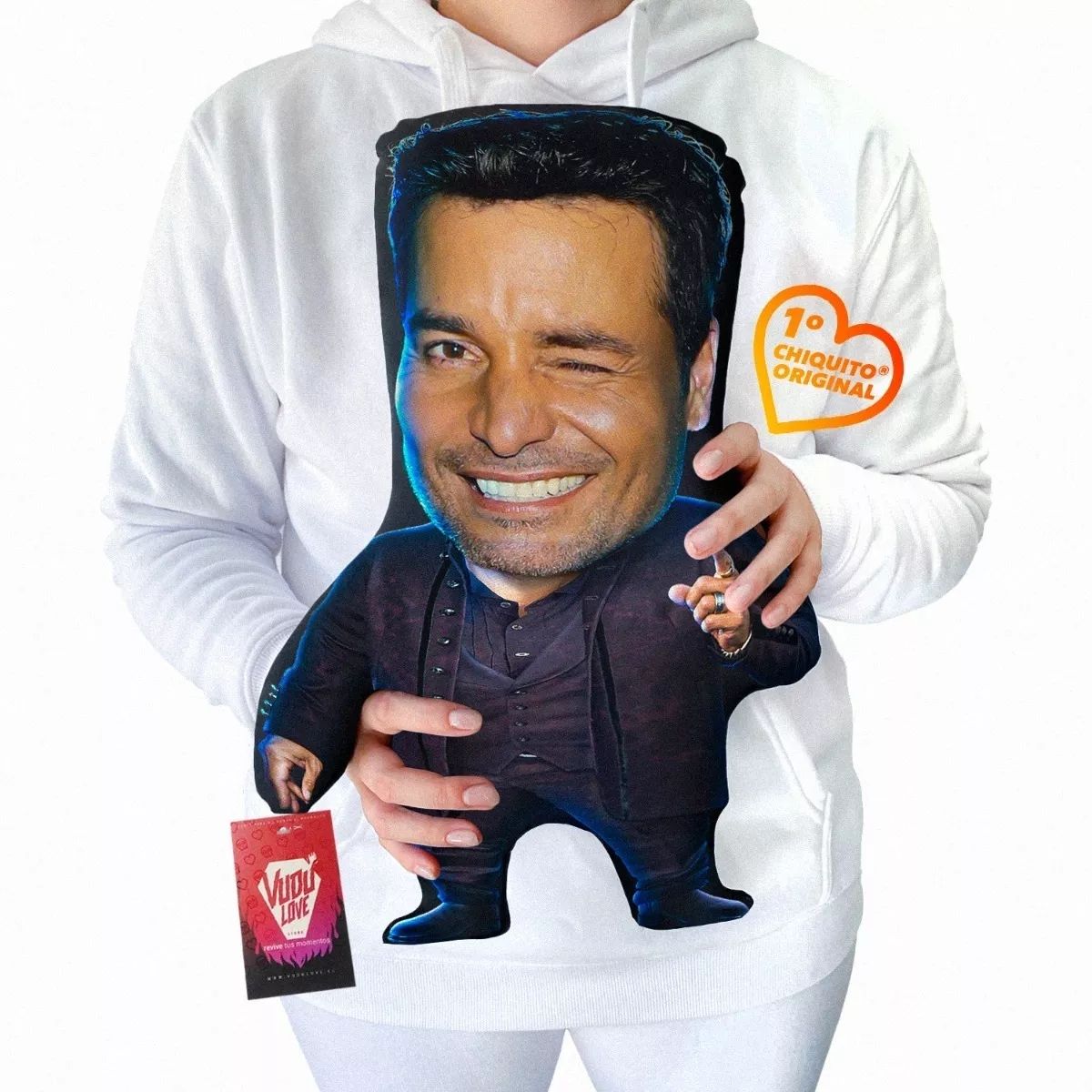 VUDU LOVE - Cojín Peluche Chayanne Chiquito 40x30cm Vudú Love