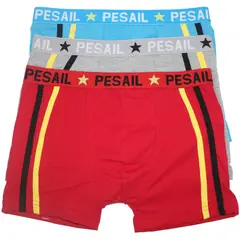 GARSIL - 12 Boxer De Algodon Para Niño - Colores Surtidos - Docena.