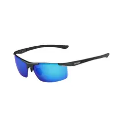 MALCREADO34401 - Lentes gafas Sol Polarizados Hombre Veithdia 6588 azul