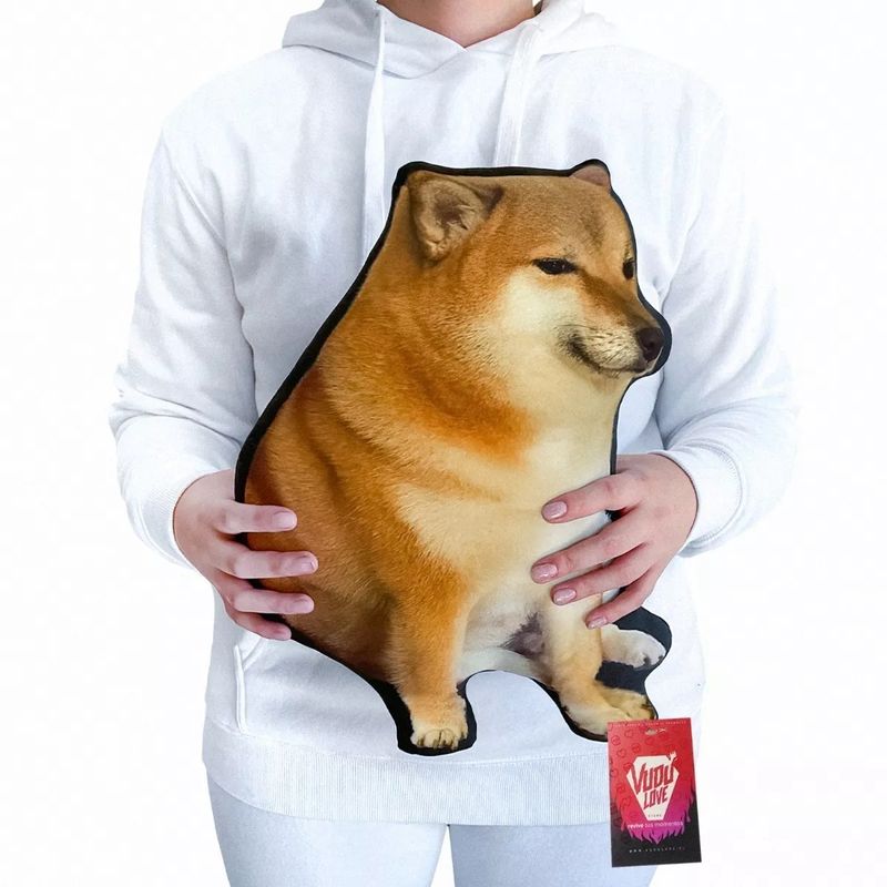 VUDU LOVE - Cojín Peluche Cheems Chiquito Perrito 40x30cm Vudú Love