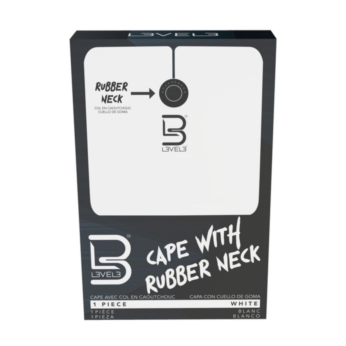 L3VEL3 - Capa Con Cuello De Goma - Blanco Level 3