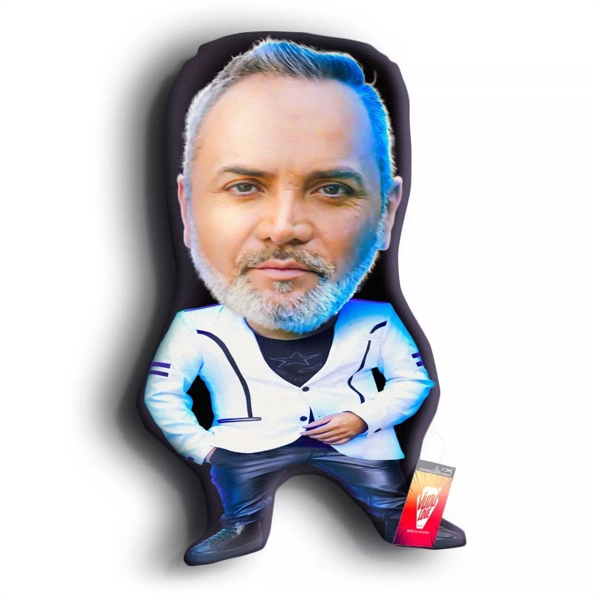 VUDU LOVE - Cojín Peluche Luis Jara Chiquito 40x30cm Vudú Love