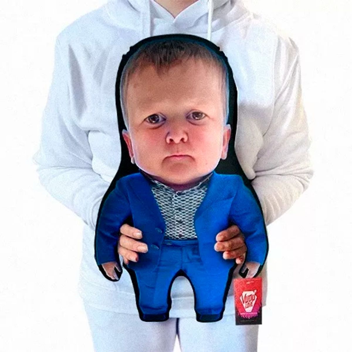 VUDU LOVE - Cojín Meme Hasbulla Chiquito Traje Elegante 40x30cm Vudú Love