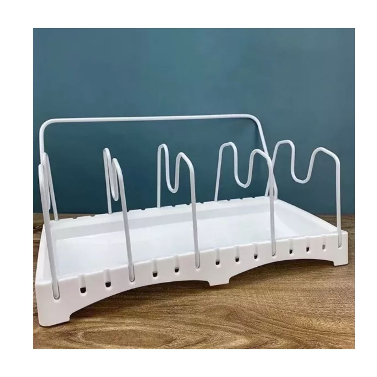 GENERICO - Escurridor De Loza Ollas Wok Sarten Secaplatos Organizador