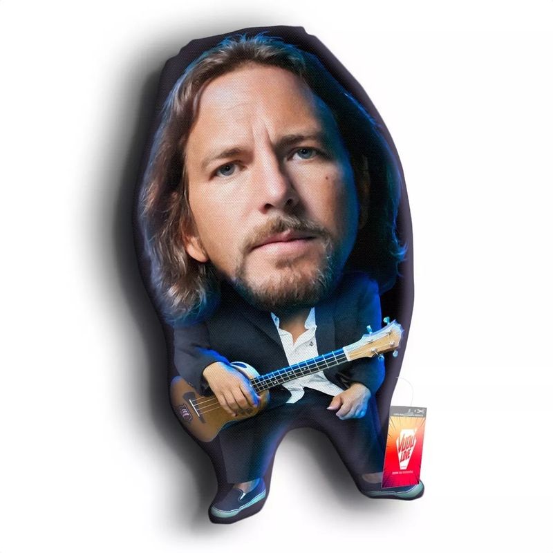 VUDU LOVE - Cojín Peluche Eddie Vedder Pearl Jam Chiquito 40cm Vudú Love