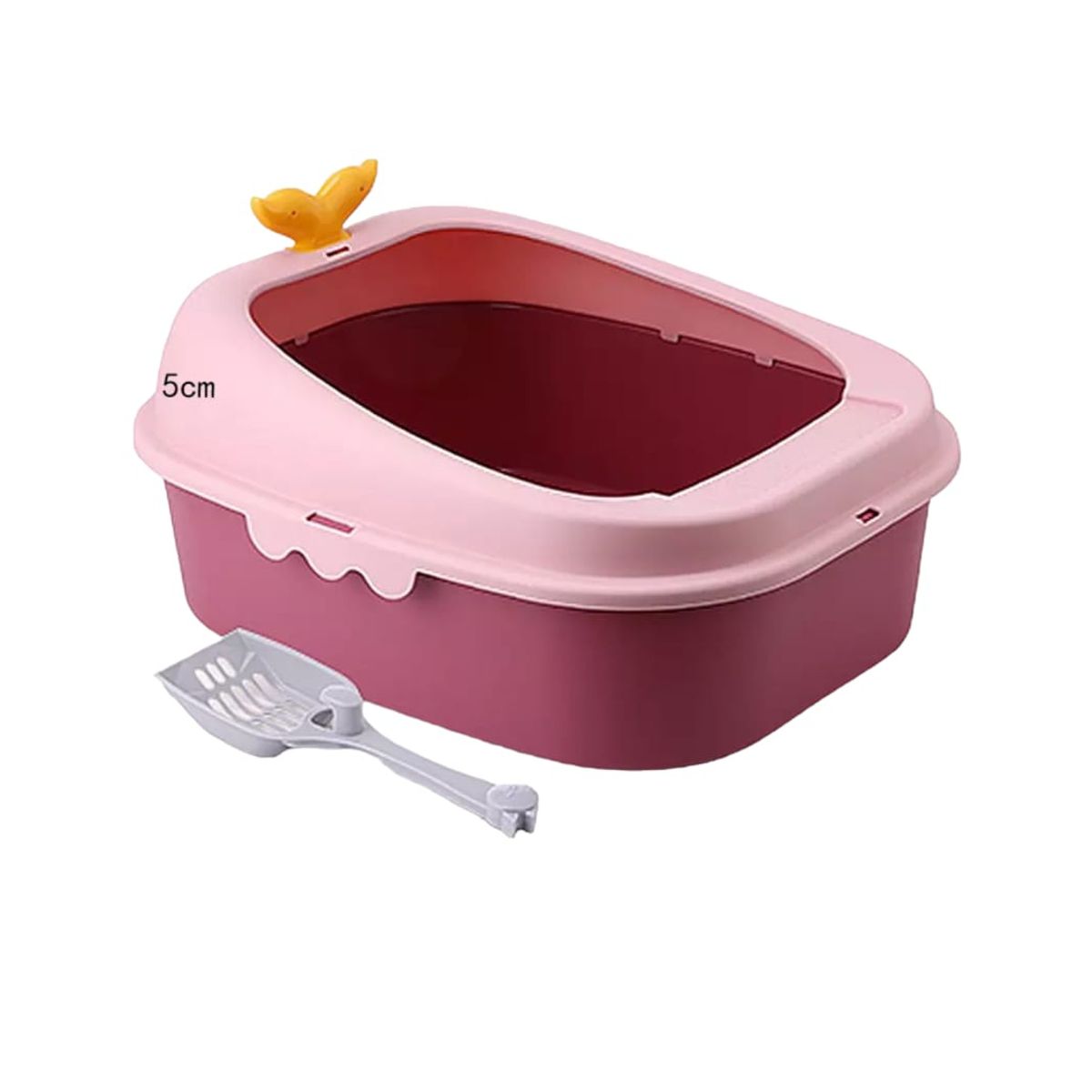 GENERICO - Arenero Baño Para Gatos Bandeja Sanitaria Grande.