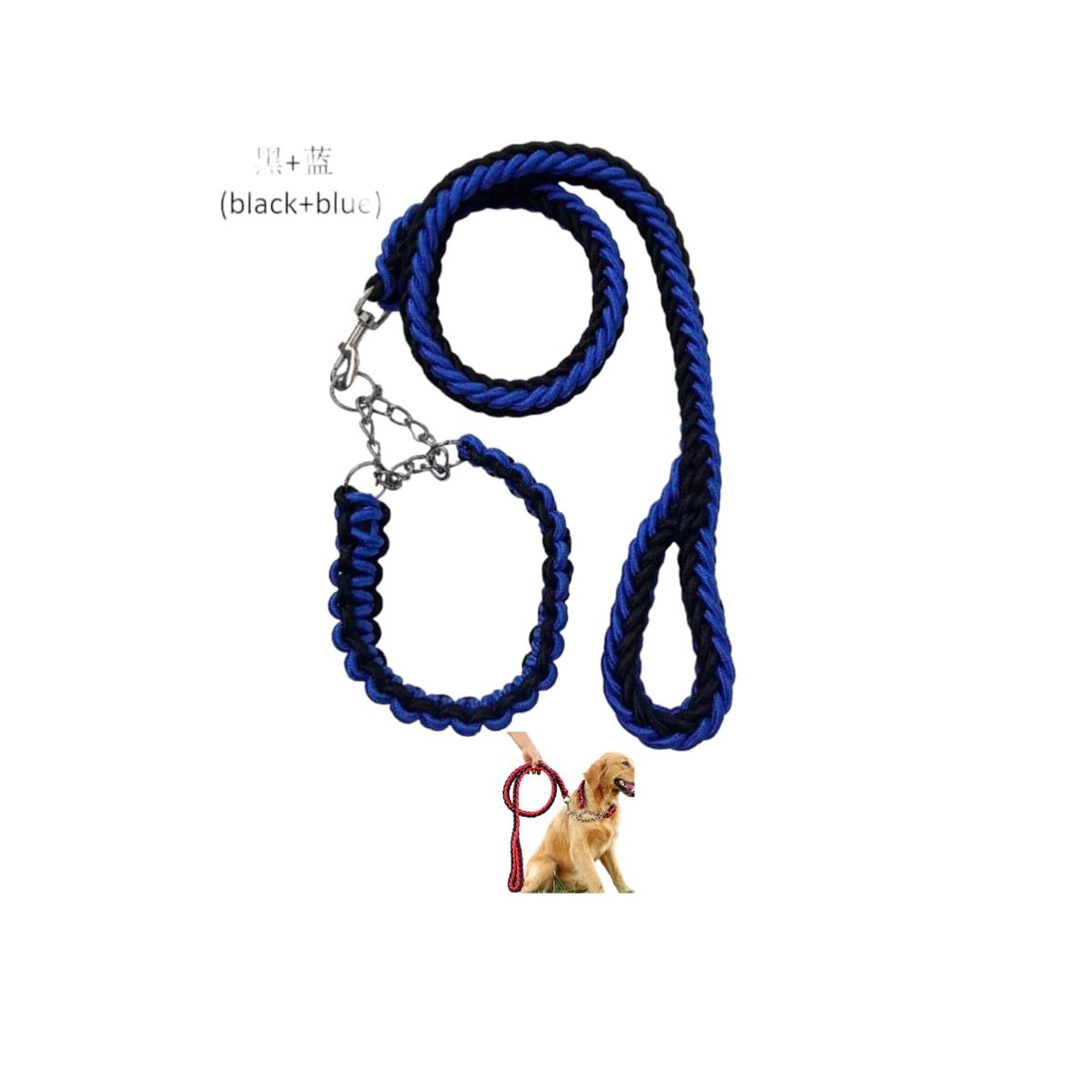 GENERICO - Correa Con Collar Para Perros Grandes