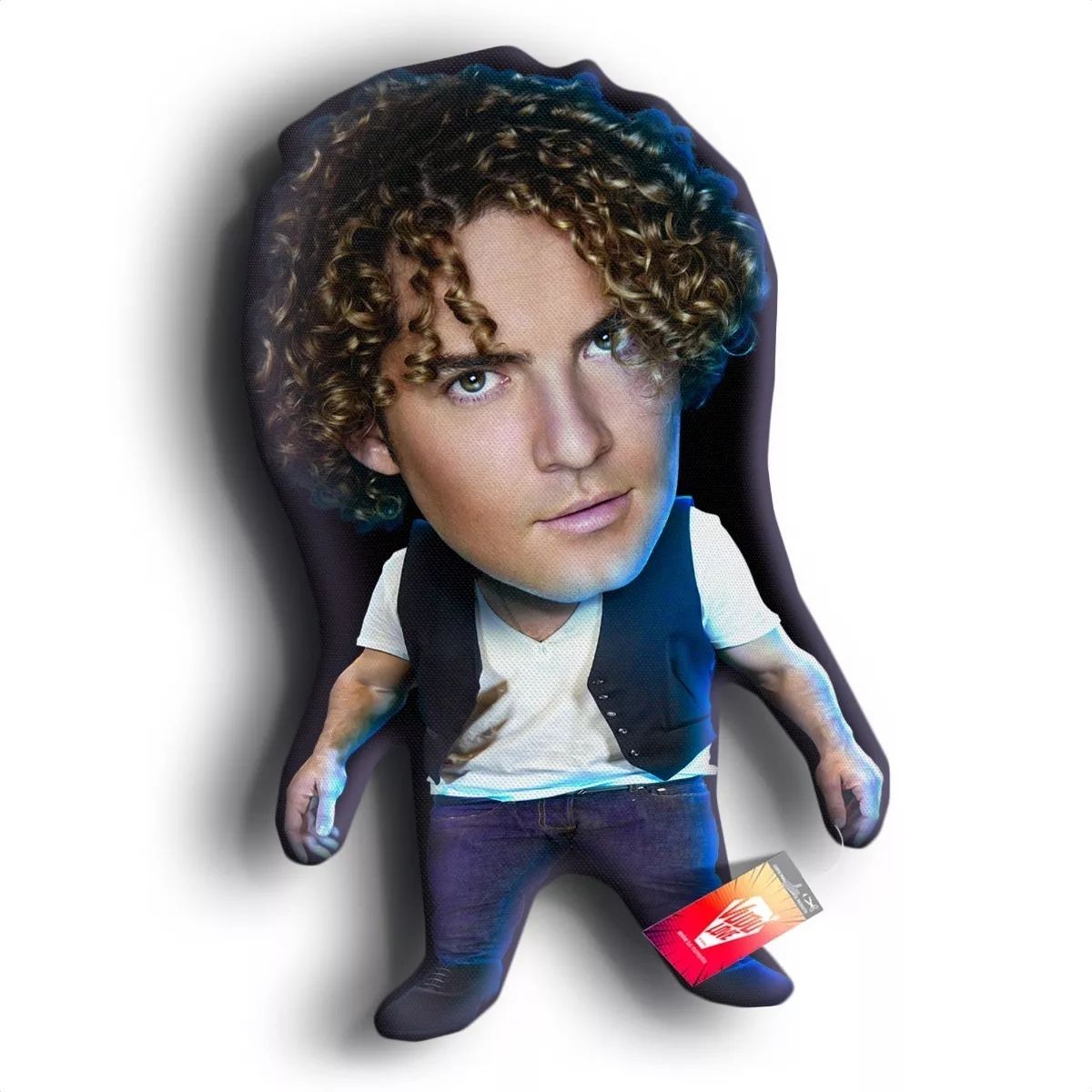 VUDU LOVE - Cojín Peluche David Bisbal Chiquito 40cm Vudú Love