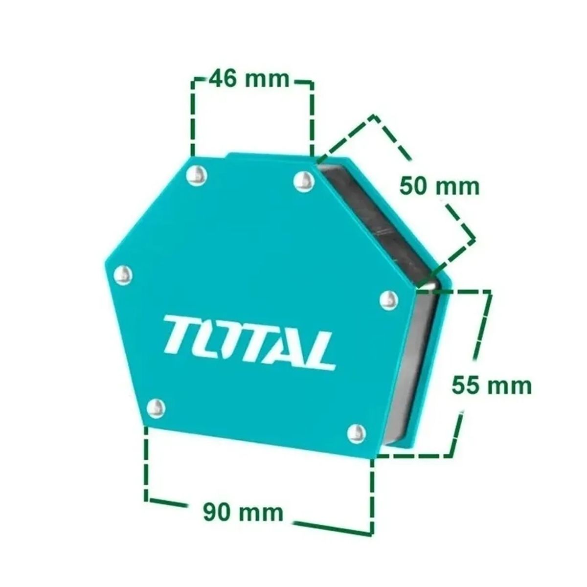 TOTAL TOOLS - Escuadra Magnetica 50 Lbs Para Soldar Multi-angulo