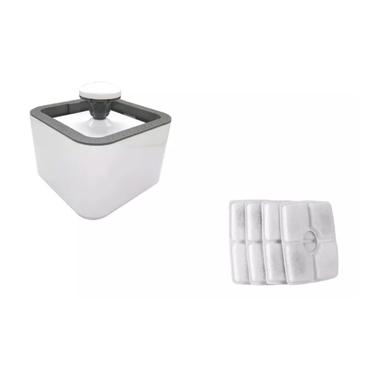 GENERICO - Fuente Bebedero Eléctrico Agua Gatos Mas  6 Filtros