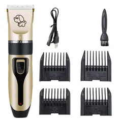 GENERICO - Maquina de cortar Pelo Mascota Inalámbrica Carga USB