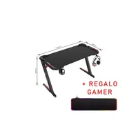 Escritorio Gamer RGB Forma Z 120 Cm Largo + Regalo Mouse Pad Gamer