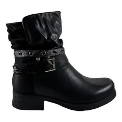 VIA UNO - Botin Negro 12082408