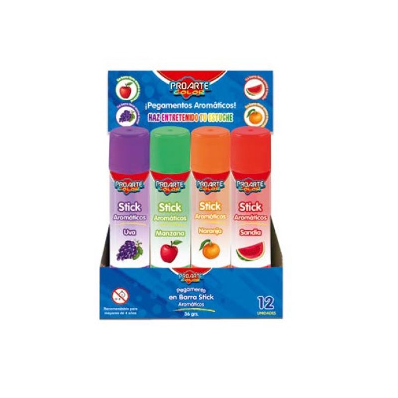 PROARTE - Pegamento en barra 36gr con Aromas