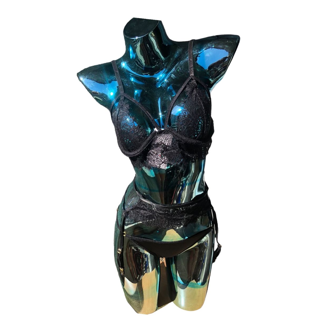 VICALLY FASHION - Conjunto de Lenceria con PortaLigas
