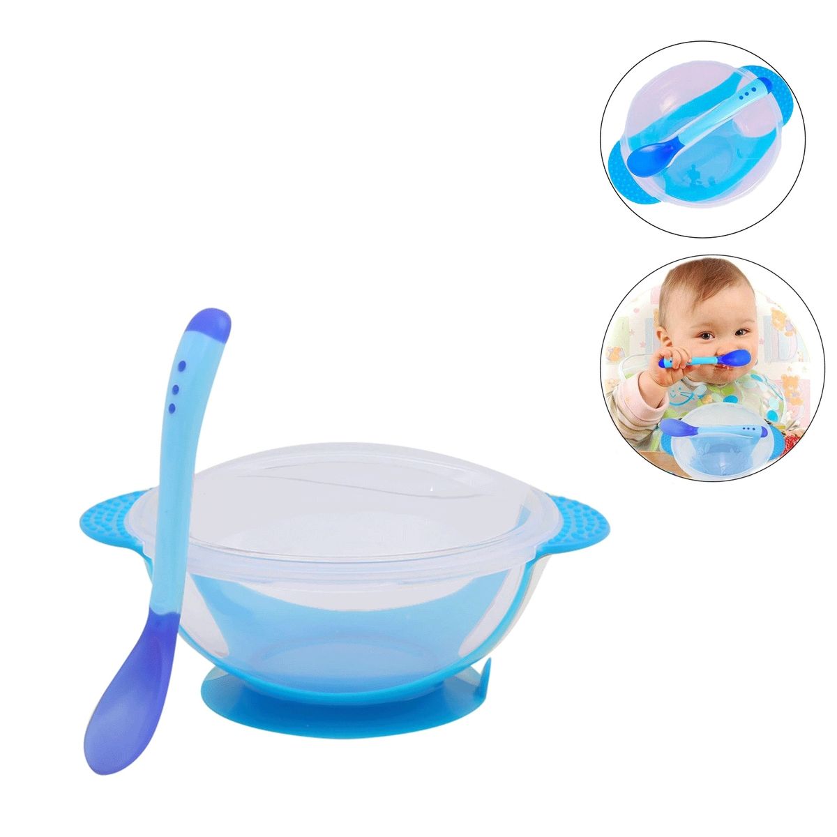 UNIVERSAL - Bowl Anti Derrame con ventosa y servicio