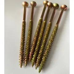 GENERICO - 100 Tornillos Turbo 14(6.0) x 120/72 mm