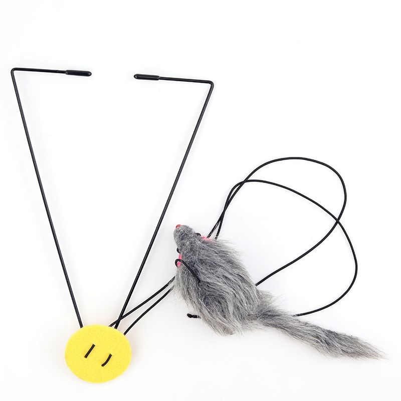 GENERICO - Juguete Para Gatos Colgante Puerta Con Ratón Interactivo