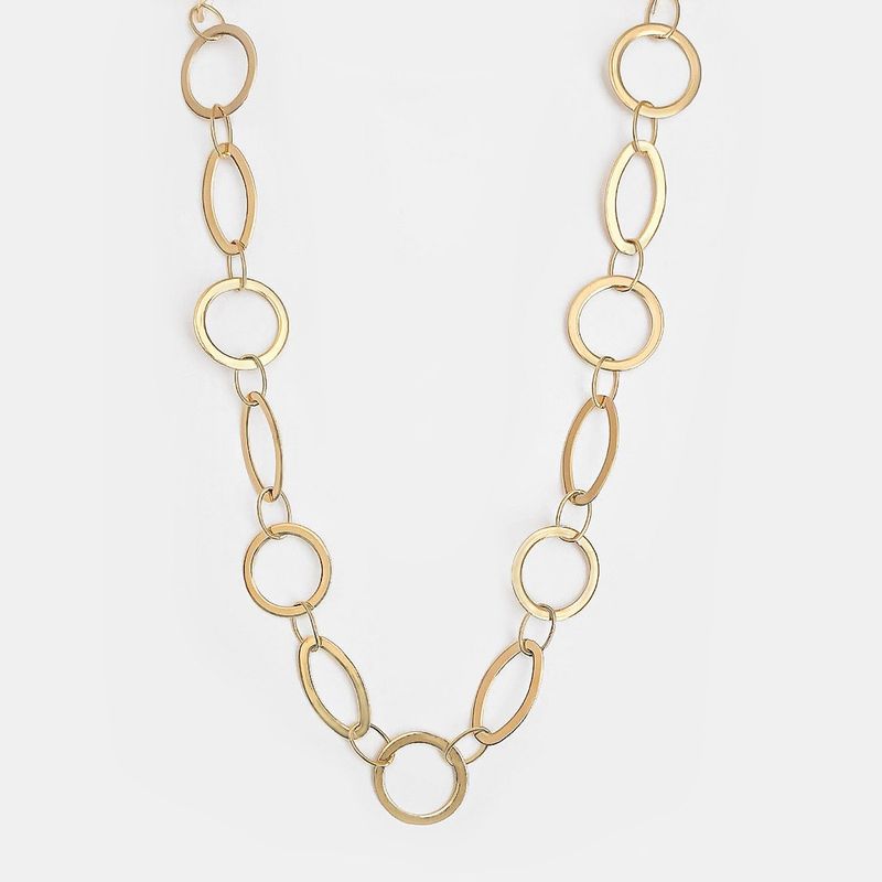 PSK JOYAS - Collar mujer enchape oro 18kt argollas psk joyas Veneto