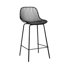 KLIK - Taburete Piso Bar Tropea Alto - Negro