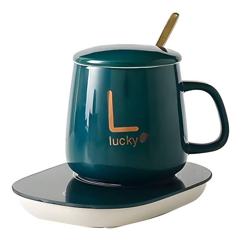 GENERICO - Taza Con Calentador Eléctrico Tazón Para Café Té Leche Verd