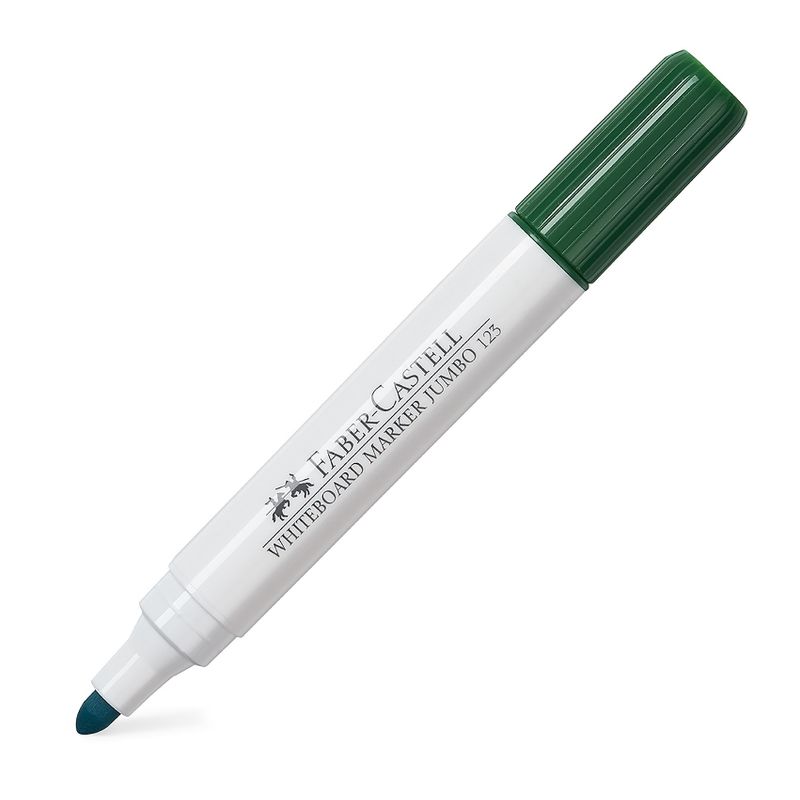 FABER-CASTELL - Marcador de pizarra Verde Jumbo