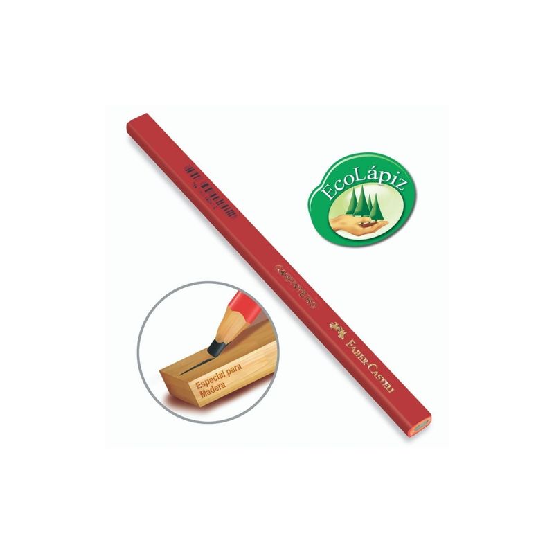FABER-CASTELL - Lápiz Grafito Carpintero