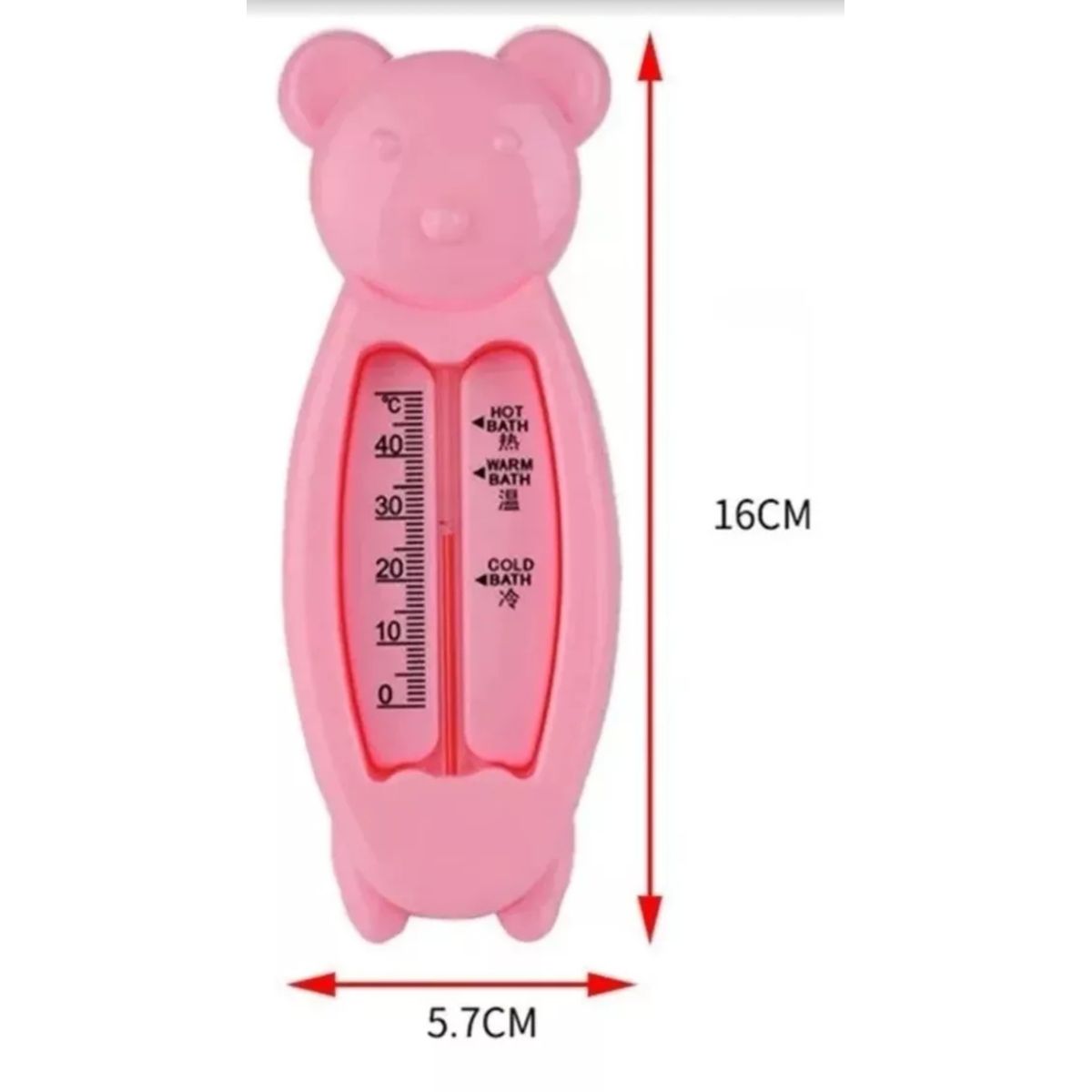 GENERICO - Termómetro bañera rosa