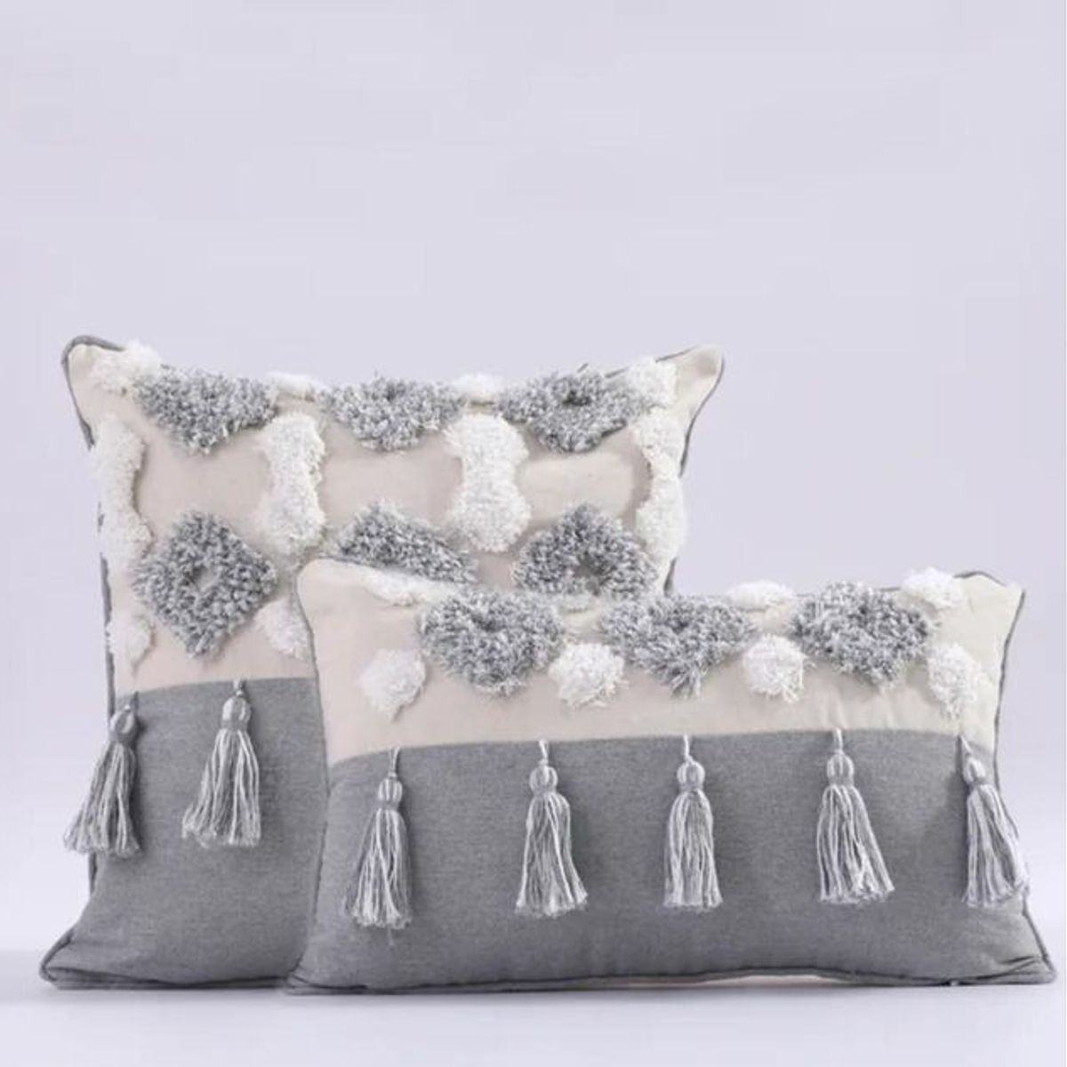 GENERICO - Set de fundas Nórdicas rectangular y cuadrada - Incluye dos fundas