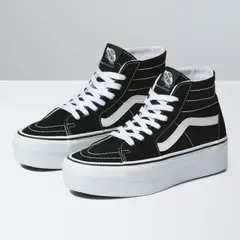 VANS - Zapatilla Mujer Ua Sk8-Hi Tapered Stackform Negro