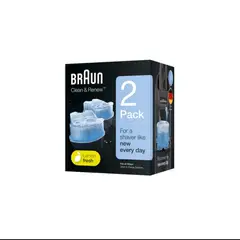 BRAUN - Repuesto Cartuchos De Limpieza Clean Renew Ccr2