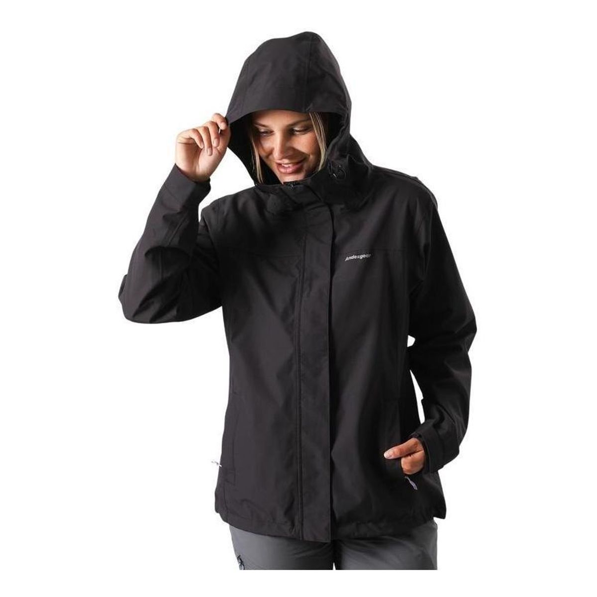ANDESGEAR - Chaqueta Impermeable Pumalin Negro ANDESGEAR