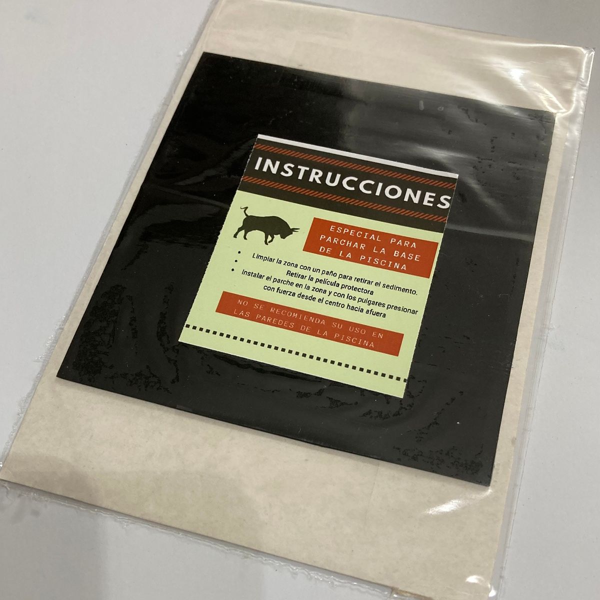 GENERICO - Parche  para Piscinas Bajo el Agua10 x 10 cm.