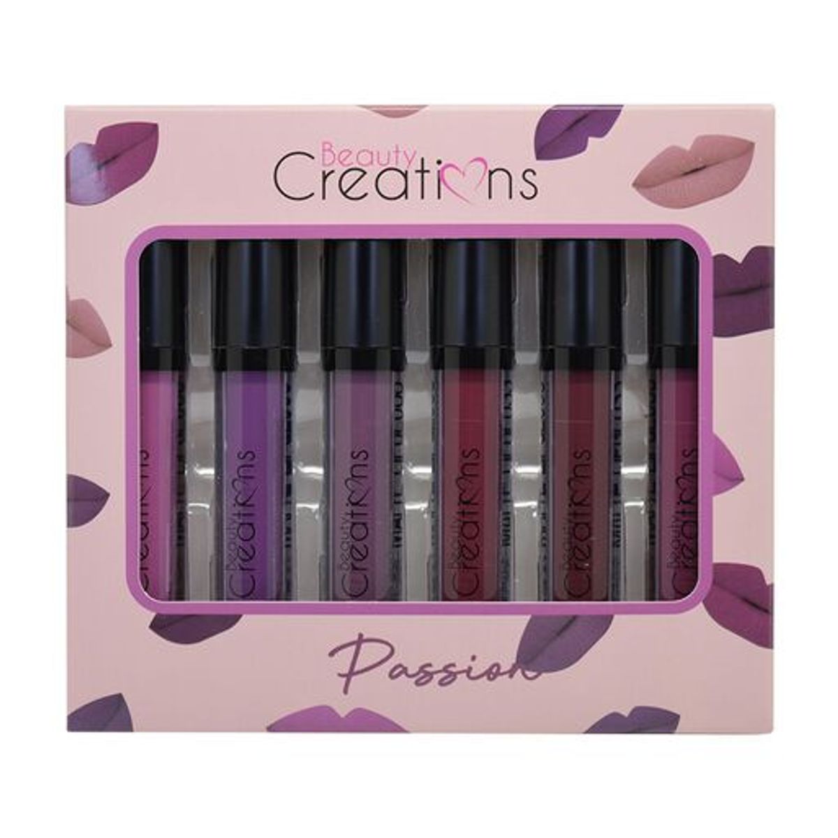 BEAUTY CREATIONS - Set de labiales mate «PASSION» Beauty Creations
