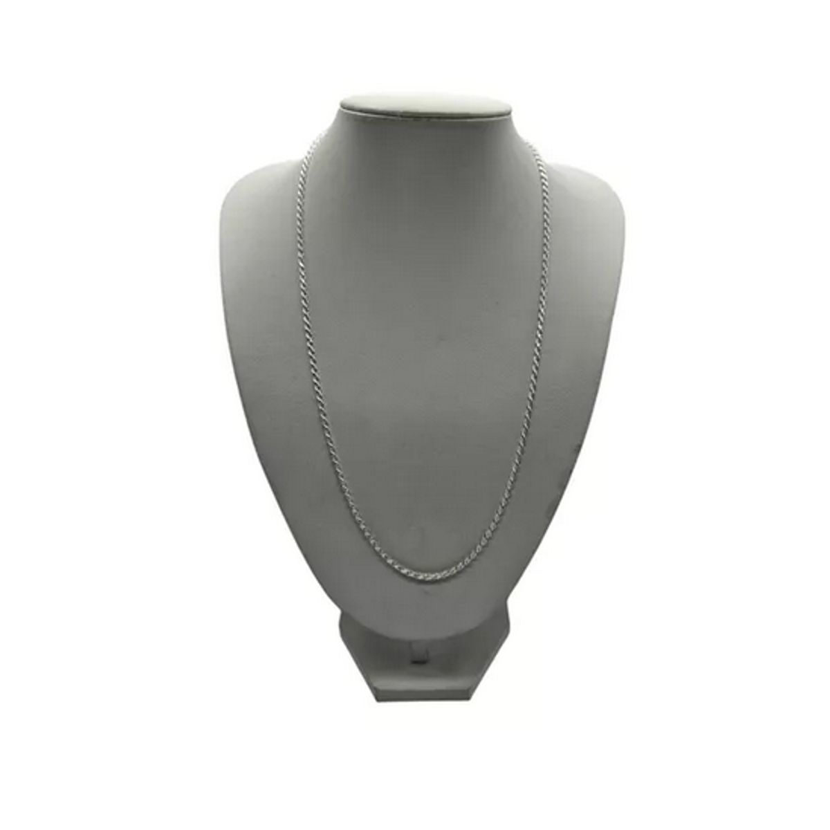 GENERICO - Cadena Turbillon Plata 60 Cm Hombre Italiana 925
