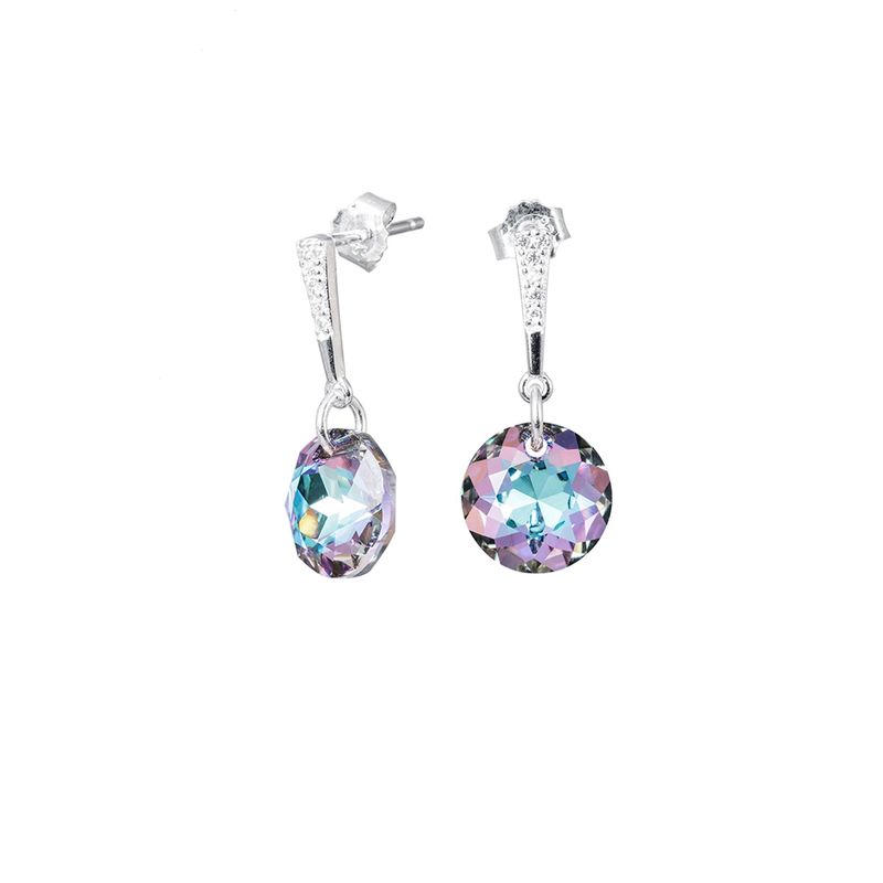 JOYAS MONTERO - Aros Gracia Cristales Genuinos Vitral Light
