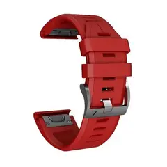 GENERICO - Correa Para Garmin Fenix 6 5 3hr 26mm Vinotinto