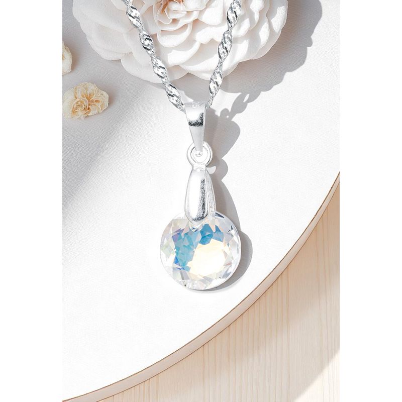 JOYAS MONTERO - Collar Gracia Cristales Genuinos Aurora Boreal
