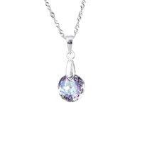 Collar Gracia Plata 925 creado con cristales de Swarovski® Vitral Light