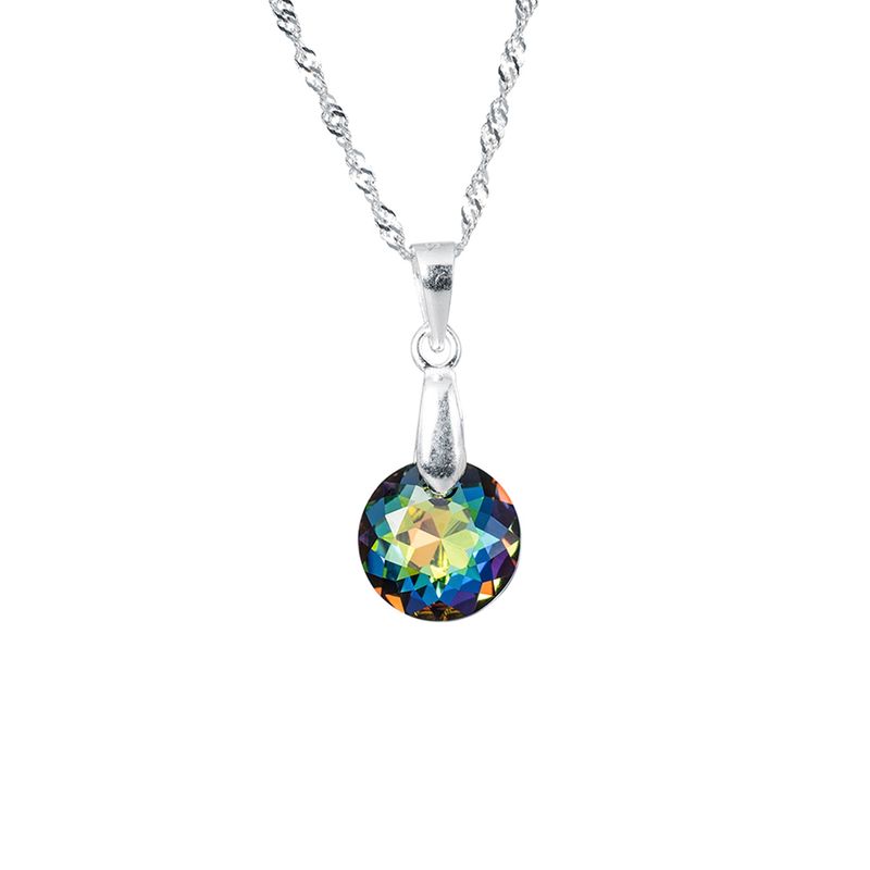 JOYAS MONTERO - Collar Gracia Cristales Genuinos Vitral Medium