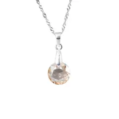 JOYAS MONTERO - Collar Gracia Cristales Genuinos Golden Shadow