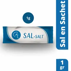 GENERICO - Sal En Sachet 1gr X 2000 Sobres / Sachet De Sal