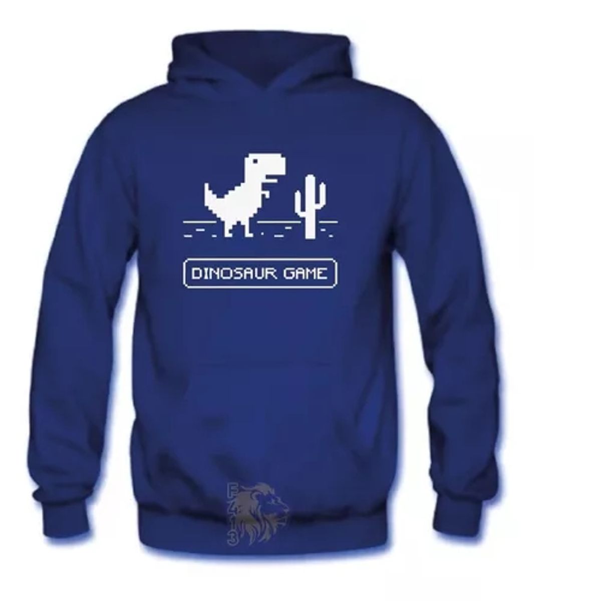 GENERICO - POLERON ESTAMPADO THE DINOSAUR GAMER T-REX CLASICO ROMANOS MODAS