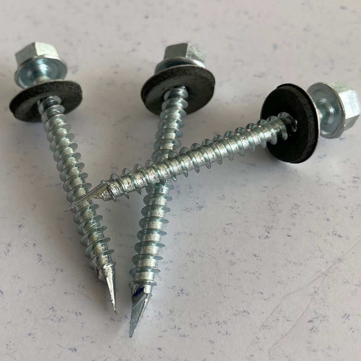 GENERICO - 100 Tornillos para Techo 10 x 2" Punta Espada