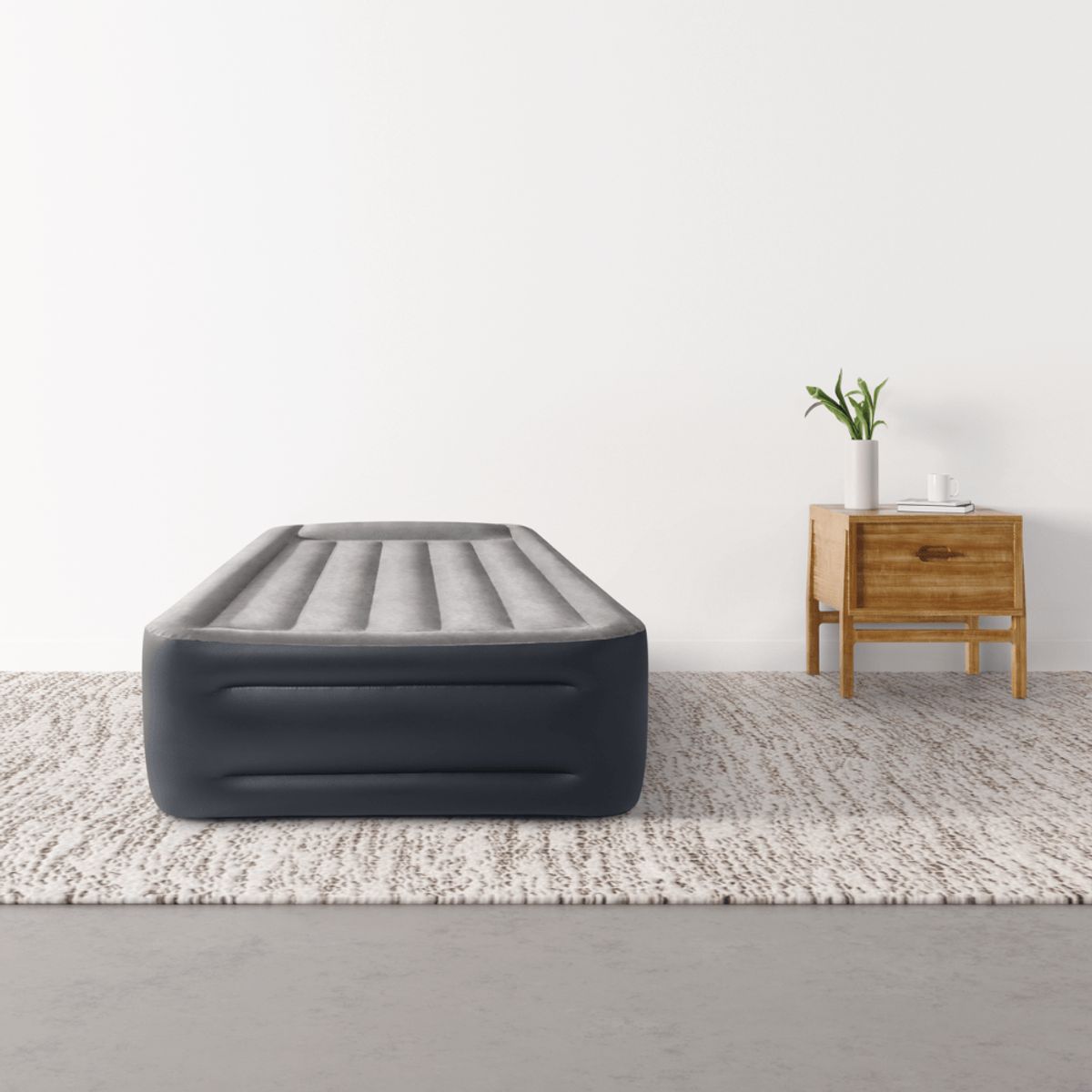 INTEX - Colchón Inflable Eléctrico Intex 1,5 Plazas 99x191x42 Cm