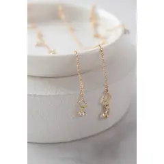 MODAS LILLO - Collar mujer circones Oro 18k Joyas